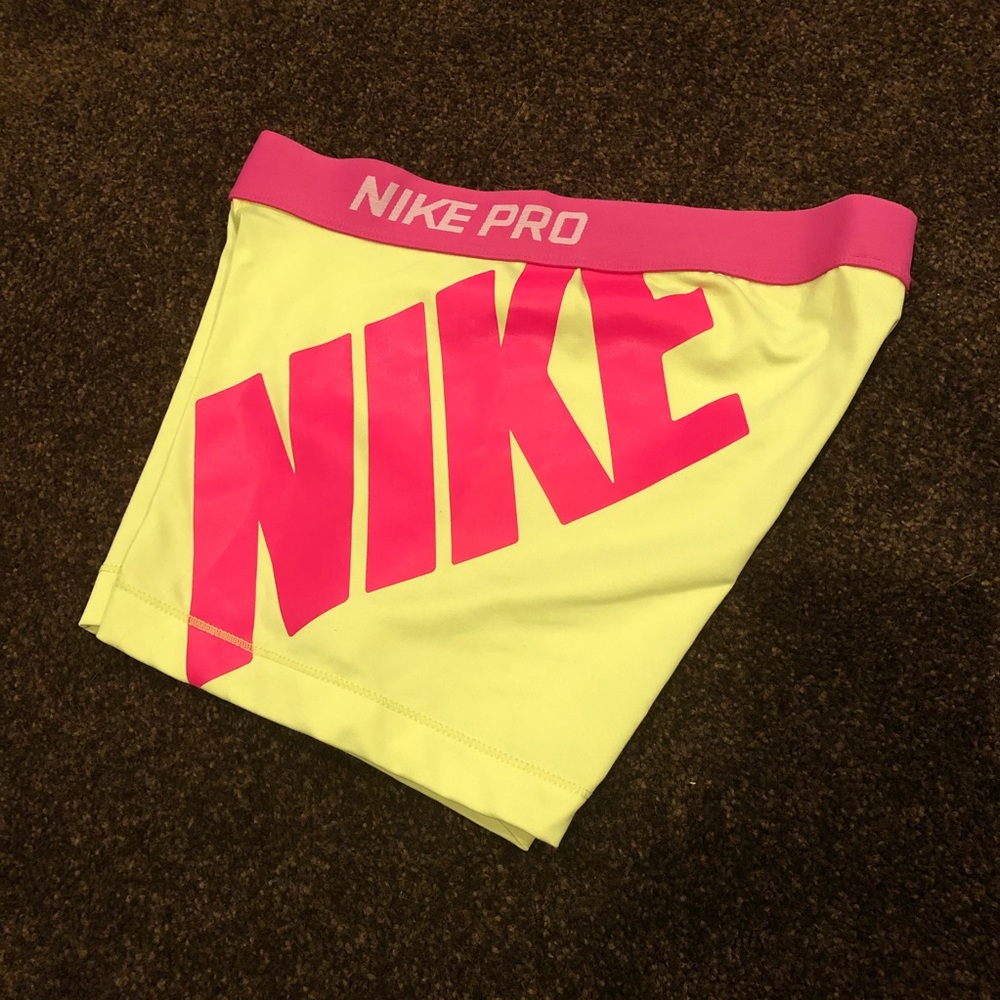Neon Nike Pro Spandex
